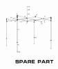 Aluminium Canopy Tent Frame Parts