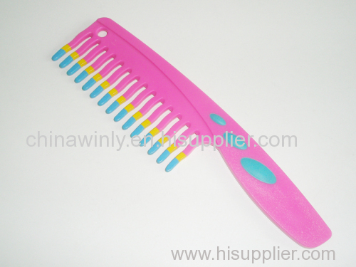 Pink color Plastic Professional comb