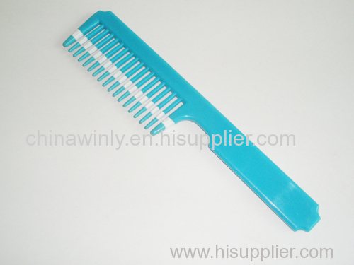 Blue Color Plastic Professional Comb