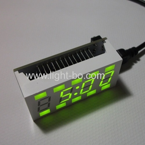 Personalizado verde super segmento de 4 dígitos 7 LED de exibição para multifuncional sistema de controle cronômetro digitais