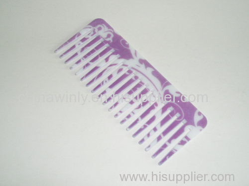 Heat tranfer printing Plastic Professional Comb