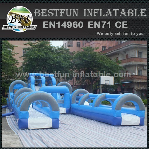 Giant inflatable slip and slide