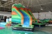 Large adult size inflatable water slide with pool