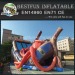 Ocean theme Octopus inflatable bouncer ship slide