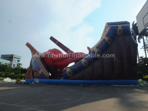 Giant kraken inflatable octopus slides for commercial sale