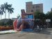 Ocean theme Octopus inflatable bouncer ship slide