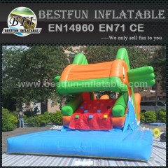 Piranha inflatable moving piranha slide centre for children