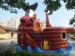 Bouncing fun inflatable pirate ship