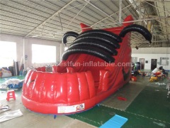 Red inflatable shoes slide new desgin 2016