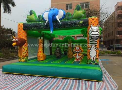 Big Safari bounce house Animal jumping castles