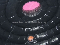 Kids inflatable disco dome bounce house with speaker