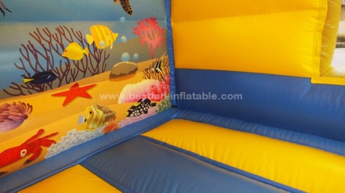 Shark Jumping Castles inflatable moon bounce with shark