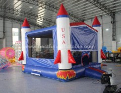 USA Rocket bounce house cheap 13ft moonwalk