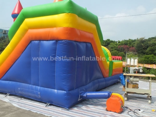 5 in 1 inflatable castle slide castle jumper combo