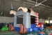 Captain inflatable bouncy castle with slide