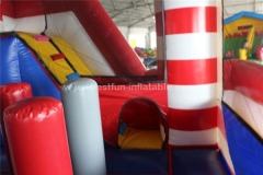 Pirate captain inflatable jumping bounce combo