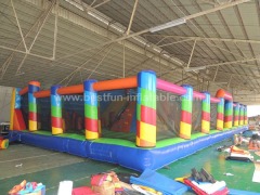 Giant inflatable children playground