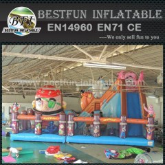 Giant inflatable bouncer movable playground