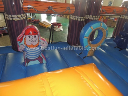 Pirate inflatable movable playground spongebob giant inflatable bouncers