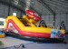 Commercial giant cartoon racing car inflatable slides