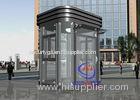 Enviroment Friendly Garden Tempered Glass Prefabricated Guard Booths Beautiful Mobile