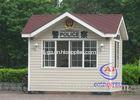 Security Police Prefab Guard House With Enough Inside Space And Complete Equipment