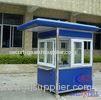 Movable Stainless Steel Sentry Box Prefabricated Steel Frame House / Modular