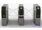 Half Height Prestige Security Flap Gate Bidirectional Intelligent Flap Turnstile With Rfid Door Entr