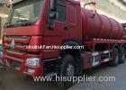 Transporting Sewage Septic Tank Cleaning Truck / Septic Pumping Truck 17CBM LHD 336HP