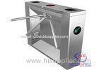 Fingerprint ESD Barcode ID / IC Card Access Control Rfid Tripod Turnstile for Subway Station