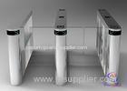 Hotel Silvery Swing Speed Gate Turnstile Indoor / Outdoor Waterproof Barrier Gates