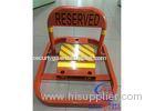 Rise Height 370 mm Rustproof Waterproof Car Parking Locks in Yellow A3 Steel