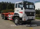 Carriage Removable Garbage Collection Truck SINOTRUK 25CBM 6X4 LHD