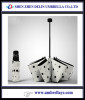 Dot lovely Korean 3 fold umrbella 21&quot;*8K high quality windproof 3 fold umbrella white with print