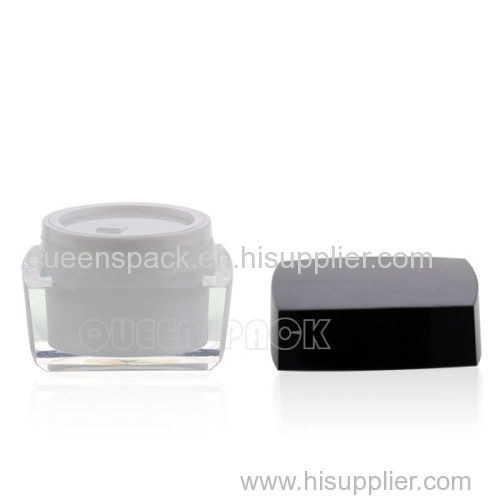 Square cosmetic cream jar/Acrylic cream jar