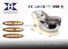 7L Professional Kitchen Cook Mixer With Dark Brown Transparent AS Mixing Bowl Cover