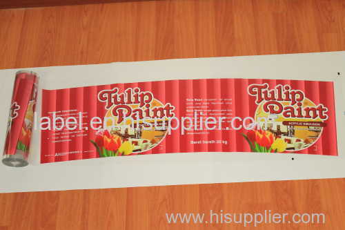 heat transfer printing label for plastic 