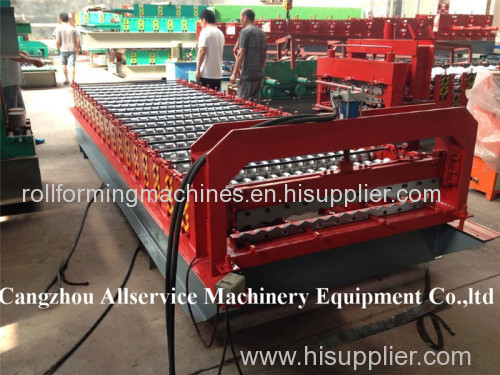 Corrugated tile roll forming machine