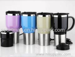 Innovative Personalized Electric Car Mug heated travel/auto mug with handle