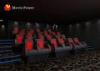 Extraordinary Sound 4D Movie Theater System With Black Vibration Chairs