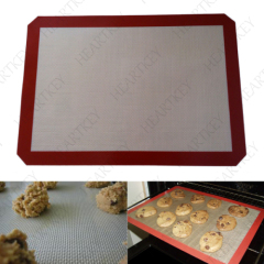 Non-stick Kitchen Helper Silicone Fiberglass Roast Mat/silicone baking mat