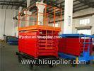 5m folding table self propelled scissor lift with wheel hydraulic motor drive