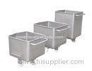 Stainless Steel Meat Cart 120 Liter / 200 Liter / 300 Liter With Beval Or Flat Mouth