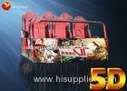 Custom Mobile Cabin Snow Bubble Lighting 5D Cinema System With Electric System