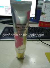 silk screen facial cream cosmetic tube with regular screw cap