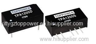 1W Isolated Single and Dual Output DC/DC Converters UNregulated