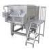 1500 Liter Dual - Shaft Electric Meat Mixer Machine With Pneumatic Discharge