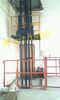 Indoor / outdoor Rail guide Lift Platform for heavy cargo