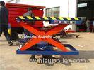 3.0Kw 100t Electric Motor stationary scissor lift With Manganese steel