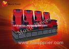 Pneumatic / Hydraulic Air Injection Leg Sweep 4D Motion Theater Seats